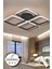 Jasmin Black Kumandalı 3 Renk Modern Plafonyer LED Avize 1
