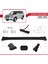 Toyota Highlander 2001-2007 Arası ile Uyumlu Fly Model Ara Atkı Tavan Barı Siyah 3 Adet 3