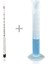0-100 Uzun Form Alkolmetre Hidrometre ve 250ML Mezür Seti 1