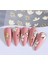 Gold Bahar Yaprakları Tırnak Süsleme Stickerı Nail Art Süslemeleri 1