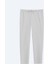Gri Düz Dokuma Jogging Fit Casual Pantolon 1