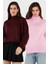 Oversize Fit Balıkçı Yaka Yumuşak Dokulu 2'li Paket Triko Kazak Bayan Kazak 680KZ00469S2 1