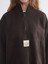 Yeni Sezon Dik Yaka Baskılı Polar Kadın Sweatshirt Tunik 3