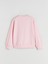 Yeni Sezon Bisiklet Yaka Baskılı Kız Çocuk Sweatshirt 3