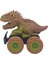 Sürtmeli Dinazor Arabalar cm - H-20 - Stegosaurus -Kahverengi 2