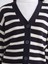 Yeni Sezon V Yaka Çizgili Kadın Triko Hırka 3