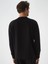 Erkek Siyah Pamuk Dokulu Regular Fit Sweatshirt 4