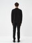 Erkek Siyah Pamuk Dokulu Regular Fit Sweatshirt 5