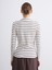 Yeni Sezon Dik Yaka Çizgili Kadın Body 4