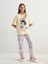 Yeni Sezon Bisiklet Yaka Kız Çocuk Pijama Takımı 2