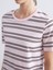 Yeni Sezon Bisiklet Yaka Çizgili Kadın Tişört 3