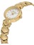 DK.1.AG1408.05 Taşlı Tasarım Çelik Kordon Çelik Kasa 5 Atm Suya Dayanıklı Altın Renk Kadın Kol Saati 3