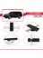 Toyota 4runner 2003-2009 Arası ile Uyumlu Basıc Model Ara Atkı Tavan Barı Siyah 3 Adet 4