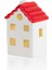 Dekoratif LED Işıklı Yılbaşı Evi 8X6X12 cm 1