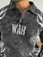 Yıkamalı Kumaş Oversıze Düğmeli Yakalı Sweat - %100 Penye Oversıze Sweatshırt 3