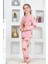 Kız Çocuk Welsoft Kumaş-Göz Bantlı Ayıcık Baskılı Pijama Takımı 12293 3