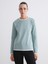 Yeni Sezon Bisiklet Yaka Kadın Sweatshirt 1