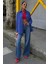 Klasik Oversize Poplin Gömlek -Lacivert 7
