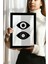 Bauhaus Serisi Siyah Çerçeveli Poster, Tablo No:44 3