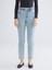 Yeni Sezon Beli Lastikli Slouchy Fit Kadın Jean Pantolon 2