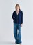 Yeni Sezon Kapüşonlu Oversize Kadın Fermuarlı Sweatshirt 2