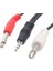 PM-13934 3.5 mm Stereo Erkek - 2x6.3 mm Mono Erkek Ses Kablosu (5 Metre) 2
