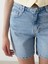 Yeni Sezon Mom Fit Kadın Jean Şort 3