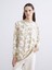Yeni Sezon Büyük Beden Desenli Oversize Kadın Sweatshirt Tunik 1