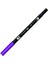 Dual Brush Pen Grafik Çizim Kalemi 665 Purple 1
