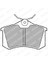 Arka Balata Fluence-Megane II-III-P207-P308-P307-PARTNER-BERLINGO-C2-C3-C4-CROSSLAND- Bora-Passat 97 Golf Iv-V-Polo 87X52.9X17 1