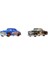 Disney Cars Ikili Karakter Araçlar Dirt Track Fabulous Hudson Hornet & Clovis Rider DXV99 JDH44 2