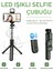LED Işıklı Selfie Çubuğu Bluetooth Kumandalı Kablosuz Tripot Selfie Monopod Selfie Stick 1