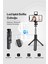 LED Işıklı Selfie Çubuğu Bluetooth Kumandalı Kablosuz Tripot Selfie Monopod Selfie Stick 3