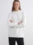 Yeni Sezon Bisiklet Yaka Taşlı Kadın Sweatshirt 1