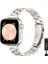 Apple Watch 11-10 42MM 9 8 7 41MM 6 5 4 Se 40MM 38MM Uyumlu 5 Parçalı Bakla Çelik Kordon 1