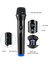 Hepu HP-M001 Çiftli Kablosuz Mikrofon Sistemi Dijital Ekranlı Gecikmesiz Ses Aktarımı Şarjlı Alıcı ile Pratik Kurulum 2
