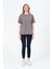 Kadın Bisiklet Yaka Kısa Kollu Basic T-Shirt - Interlok Kumaş 1