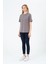 Kadın Bisiklet Yaka Kısa Kollu Basic T-Shirt - Interlok Kumaş 2