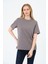 Kadın Bisiklet Yaka Kısa Kollu Basic T-Shirt - Interlok Kumaş 5