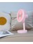 Taşınabilir Mini USB Fan Evde Ofiste Masaüstü 4 Kademeli Dönebilen Başlıklı Şarj Edilebilir Mini 2