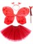 Kırmızı Kelebek Kostümü - Kostüm Aksesuar Seti 4 Parça 1