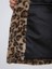 Yeni Sezon Dik Yaka Leopar Desenli Kadın Mont 4