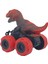 Sürtmeli Dinazor Arabalar cm - H-20 - T-Rex - Kırmızı 4