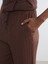 Yeni Sezon Beli Lastikli Keten Karışımlı Kadın Pantolon 4