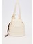 Krem Charm Aksesuar Detaylı Omuz Çantası 1
