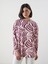 Yeni Sezon Desenli Oversize Kadın Sweatshirt Tunik 1