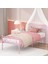 Hft Home Metal Karyola, Çınar Metal Karyola , Pembe Renk, Ölçü Seçenekli 3