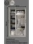 %100 Mdf 3 Kapaklı 2 Çekmeceli 7 Raflı Gardırop Elbise Dolabı – Barok Ceviz-Soft Beyaz 182X105X52 cm Animasyonlu 2