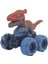 Sürtmeli Dinazor Arabalar cm - H-20 - Parasaurolophus - Mavi 3