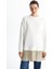 Yeni Sezon Bisiklet Yaka Düz Oversize Kadın Sweatshirt Tunik 1